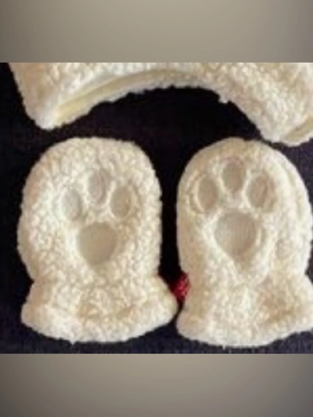 Magnetic Me Cloud Fleece Mittens Size 12-18 Months
